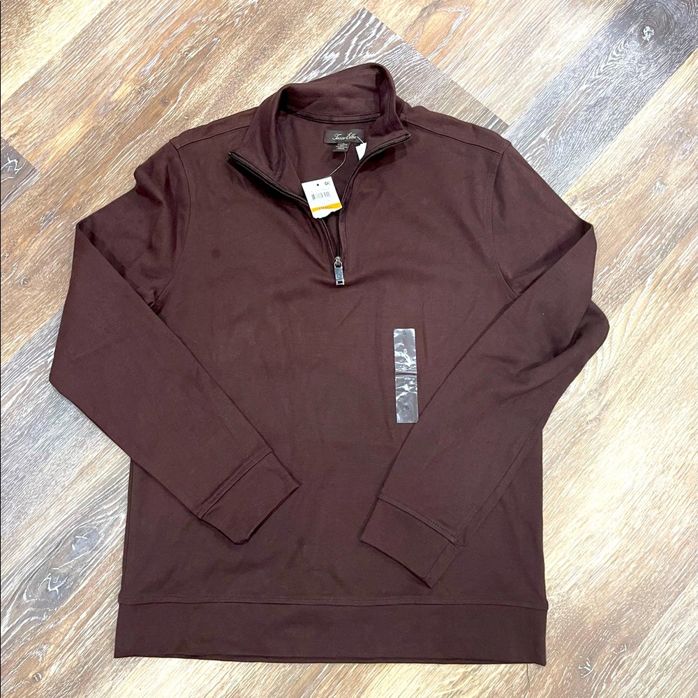 NWT, Tasso Elba- Men’s Sz S. 1/4 zip pullover.